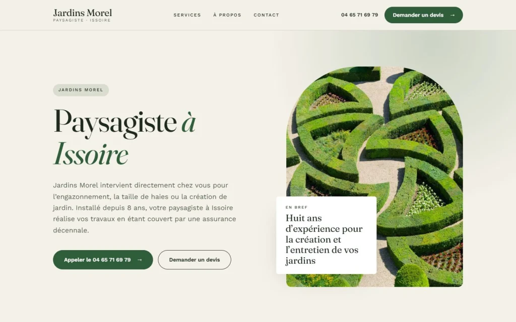 Style Nature - lin et vert sapin