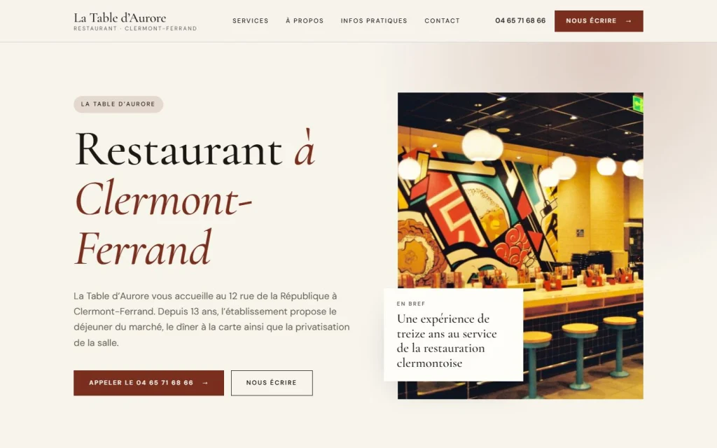 Style Table - chaleureux, crèmes et bruns