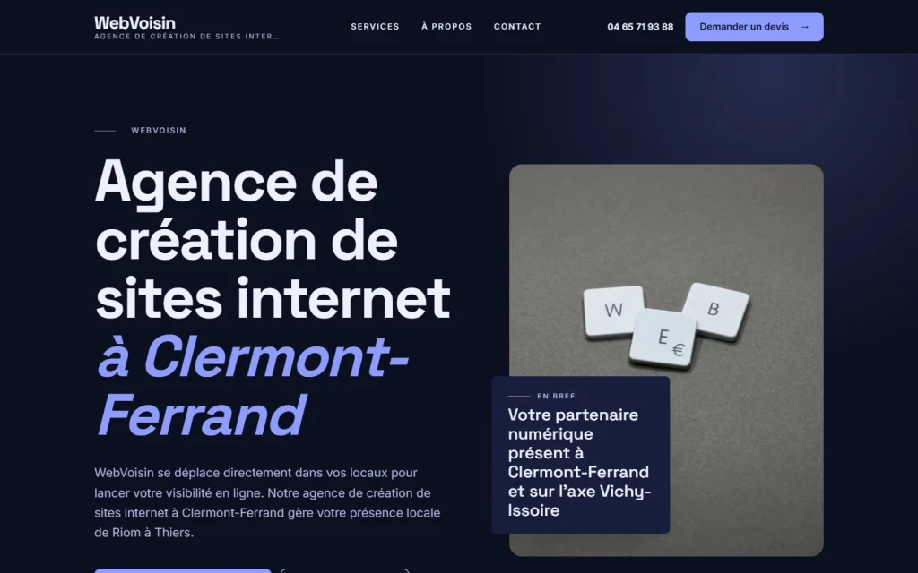 Style Tech - bleu nuit et lavande, moderne